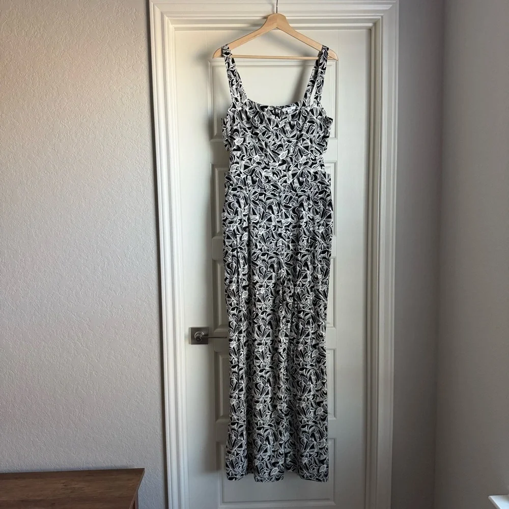 Bar III Abstract Cutout Jumpsuit - Picture 3 of 10